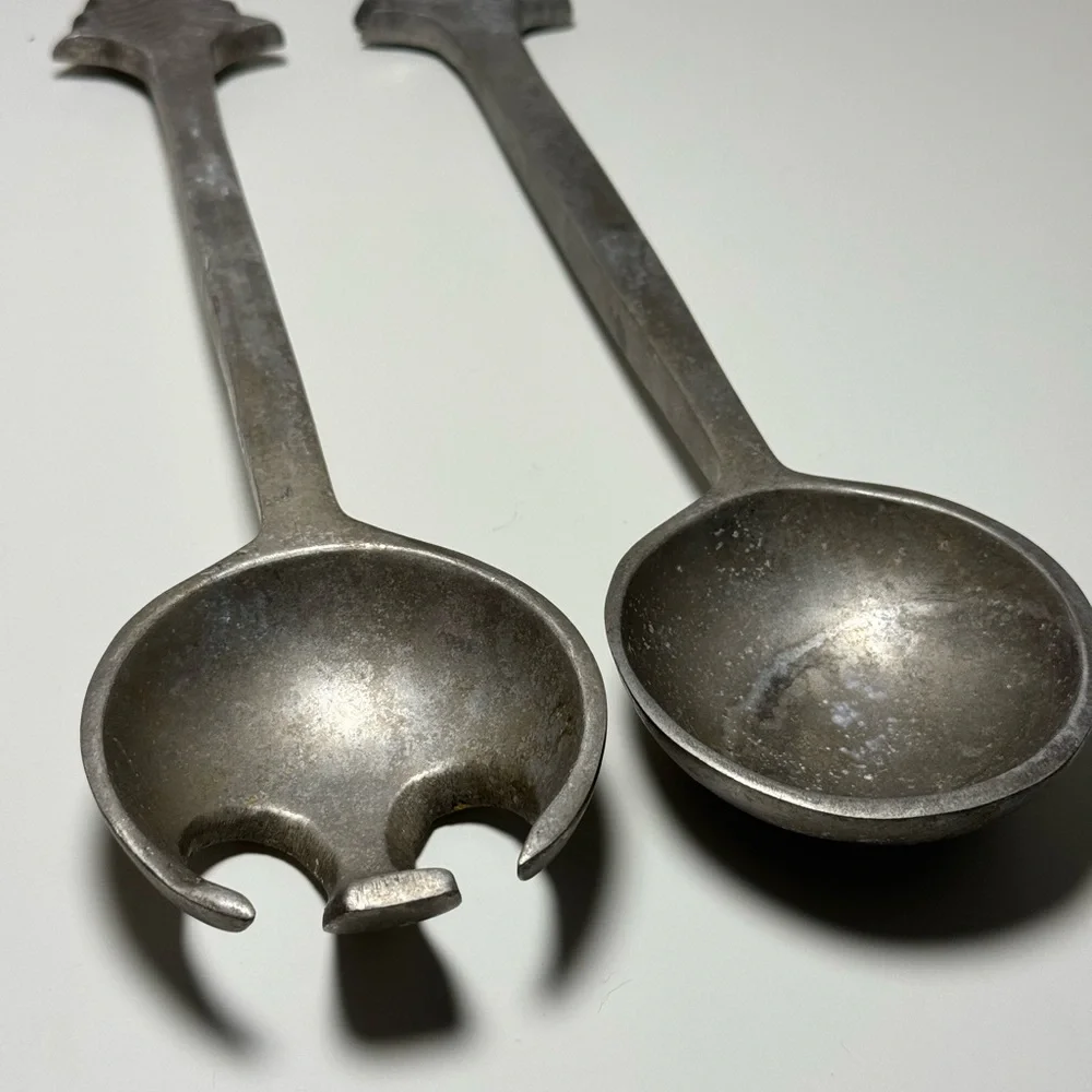 Vintage Silver‎ Salad Serving Set